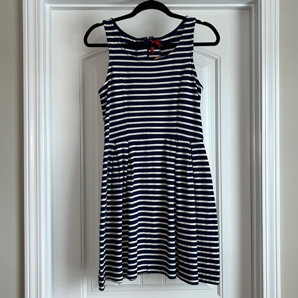Striped Navy Dress